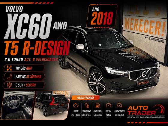 VOLVO XC60 2.0 T5 GASOLINA R-DESIGN AWD GEARTRONIC VOLVO XC60 2.0 T5 GASOLINA R-DESIGN AWD GEARTRONIC